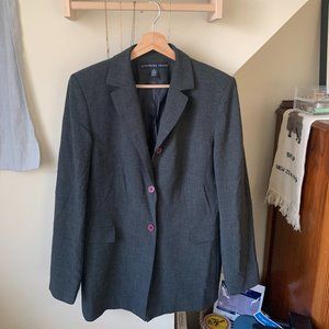Vintage grey menswear style blazer